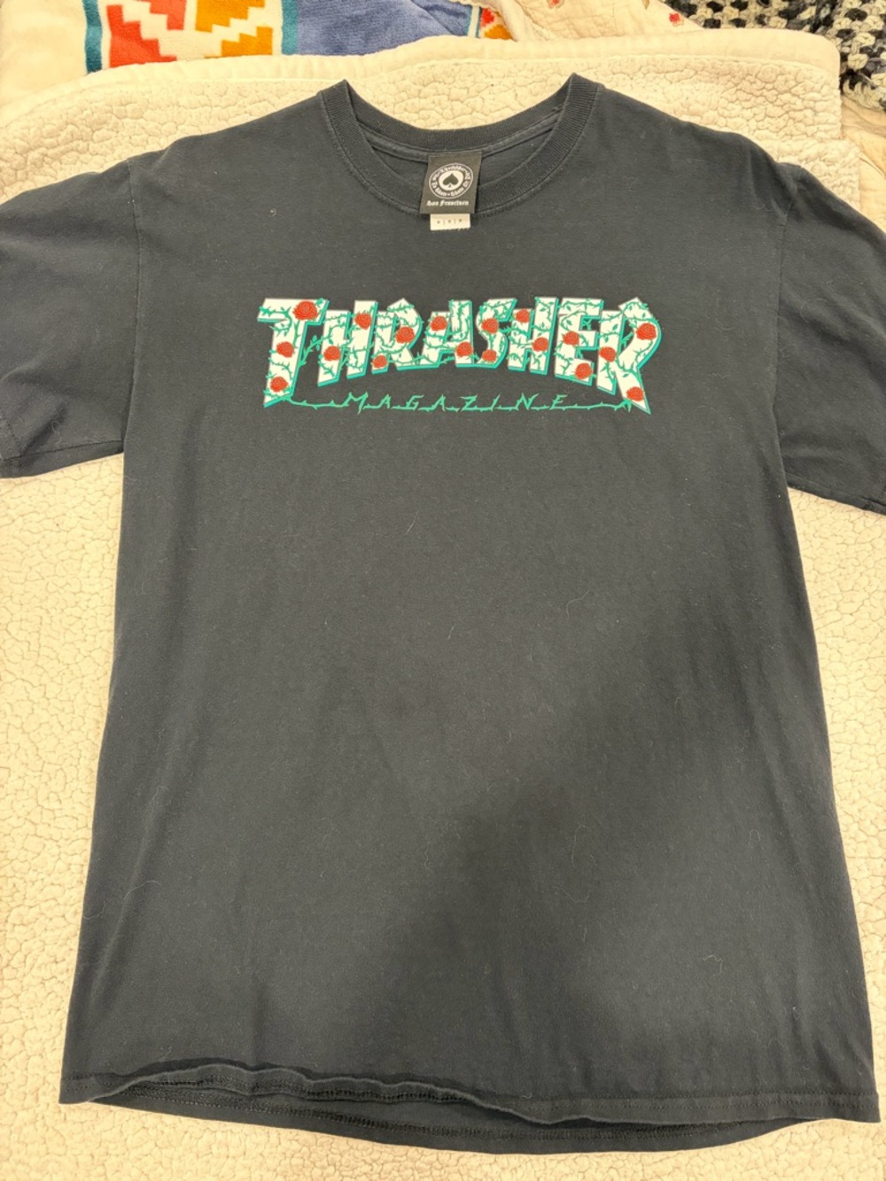 Thrasher Floral Logo Tee